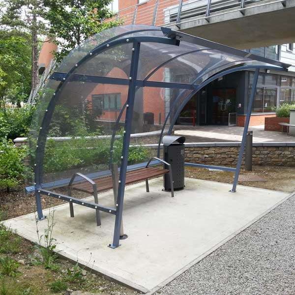 Shelters, Canopies, Walkways and Bin Stores | Waiting Shelters | FalcoLite Waiting Shelter | image #6 |  