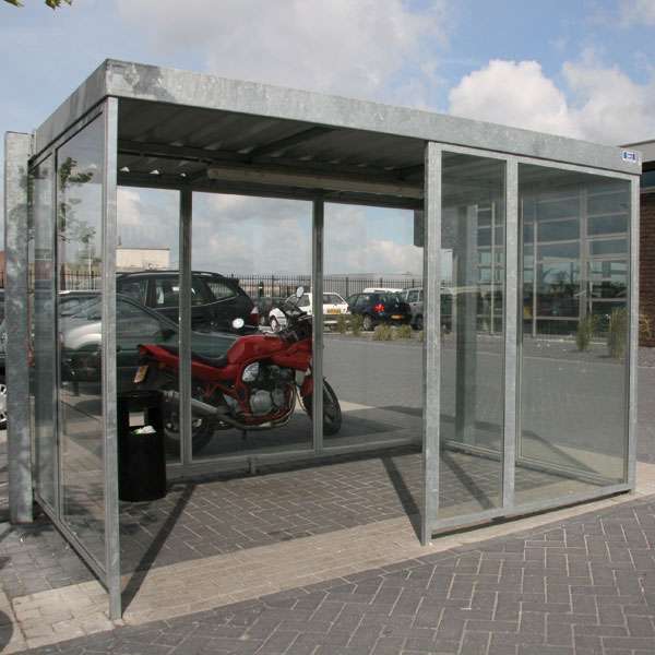 Shelters, Canopies, Walkways and Bin Stores | Waiting Shelters | FalcoSpan Waiting Shelter | image #4 |  