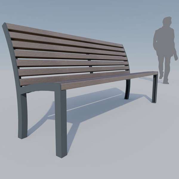 Street Furniture | Seating and Benches | FalcoStretto Seat | image #3 |  