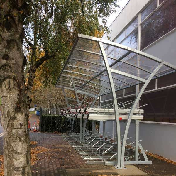 Shelters, Canopies, Walkways and Bin Stores | Cycle Shelters | FalcoRail Cycle Shelter | image #14 |  