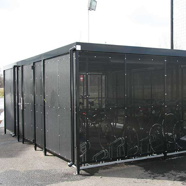Shelters, Canopies, Walkways and Bin Stores | Cycle Shelters | FalcoLok-600 Cycle Store | image #3 |  