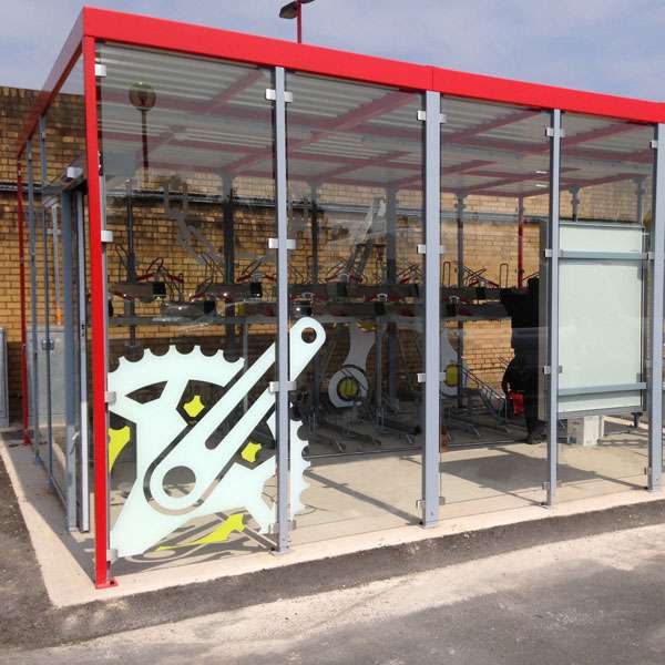 Shelters, Canopies, Walkways and Bin Stores | Cycle Shelters | FalcoLok-600 Cycle Store | image #5 |  