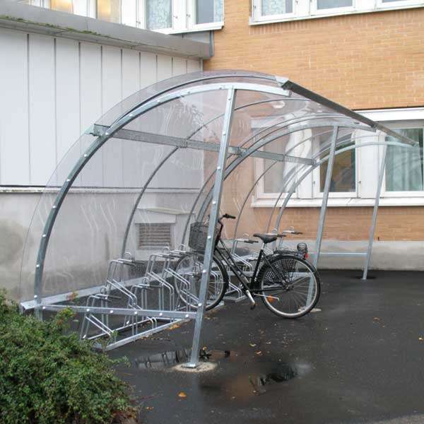 Shelters, Canopies, Walkways and Bin Stores | Cycle Shelters | FalcoLite Cycle Shelter | image #6 |  