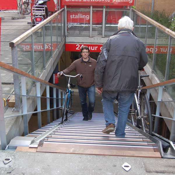 Cycle Parking | Advanced Cycle Products | VeloComfort® Automated Cycle Wheel Ramp | image #8 |  