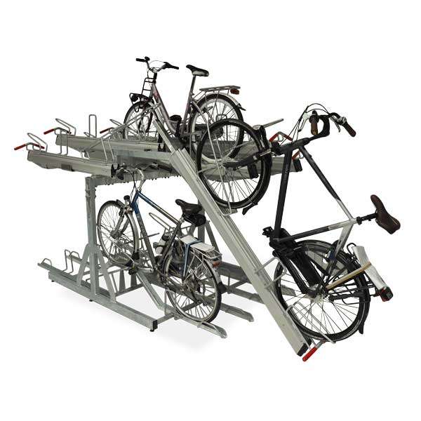 Cycle Parking | Cycle Racks | FalcoLevel-Premium+ Two-Tier Cycle Parking | image #2 |  