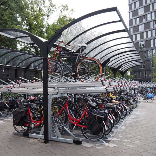 Cycle Parking | Compact Cycle Parking | FalcoLevel-Premium+ Two-Tier Cycle Parking | image #9 |  