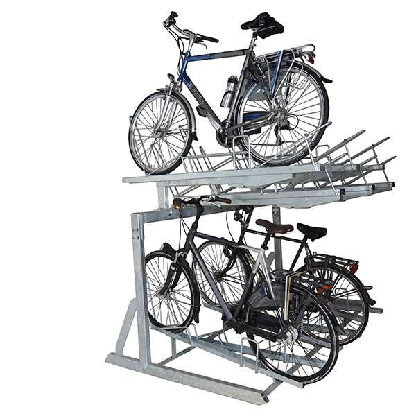 Cycle Parking | Compact Cycle Parking | FalcoLevel-Eco Two-Tier Cycle Parking | image #1 |  