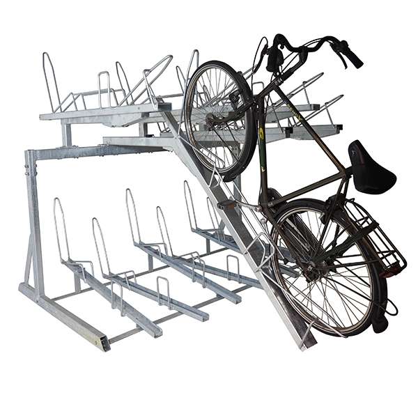 Cycle Parking | Cycle Racks | FalcoLevel-Eco Two-Tier Cycle Parking | image #10 |  