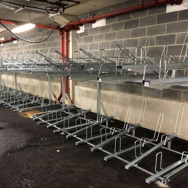 Cycle Parking | Cycle Racks | FalcoLevel-Eco Two-Tier Cycle Parking | image #14 |  