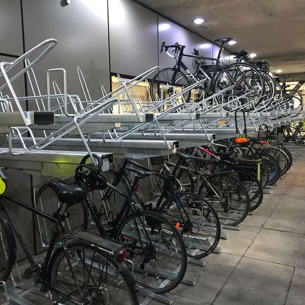 Cycle Parking | Compact Cycle Parking | FalcoLevel-Eco Two-Tier Cycle Parking | image #16 |  