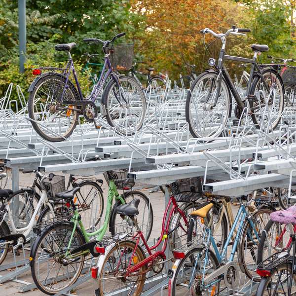 Cycle Parking | Compact Cycle Parking | FalcoLevel-Eco Two-Tier Cycle Parking | image #17 |  
