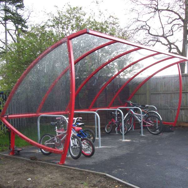 Shelters, Canopies, Walkways and Bin Stores | Cycle Shelters | FalcoSail Cycle Shelter | image #6 |  