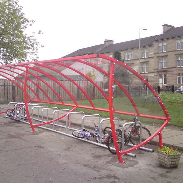 Shelters, Canopies, Walkways and Bin Stores | Cycle Shelters | FalcoSail Cycle Shelter | image #8 |  
