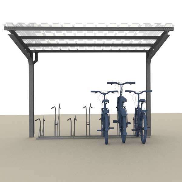 Shelters, Canopies, Walkways and Bin Stores | Cycle Shelters | FalcoAndo Cycle Shelter | image #5 |  