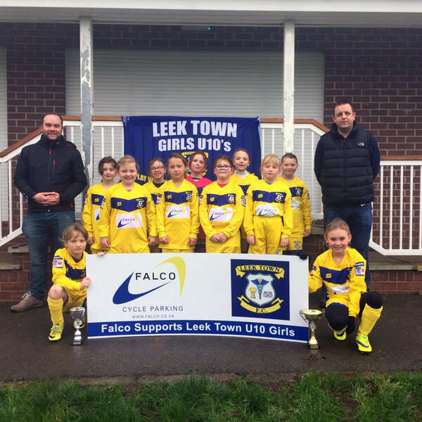 Falco is Proud to Support Leek Town U10 Girls Football Team