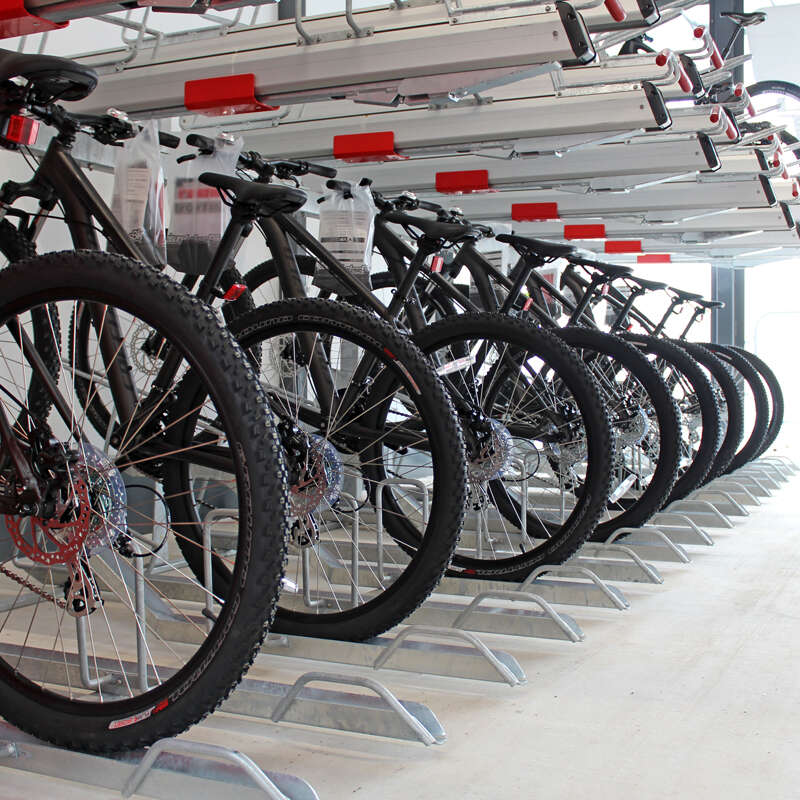 Falco Hits the 50,000 Mark for Two-Tier Cycle Racks