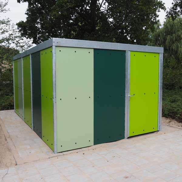 Shelters, Canopies, Walkways and Bin Stores | Cycle Shelters | FalcoLok-300 Cycle Store | image #8 |  