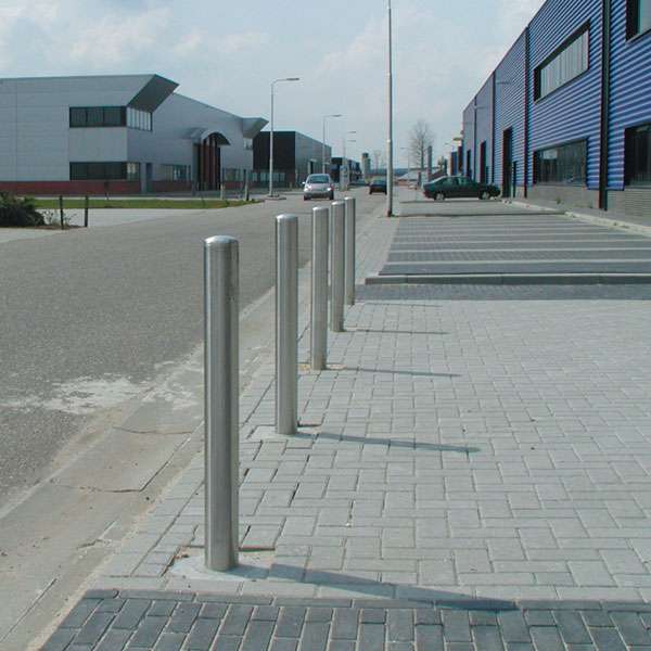 Street Furniture | Bollards and Traffic Guides | Stainless Steel Post Bollard | image #2 |  