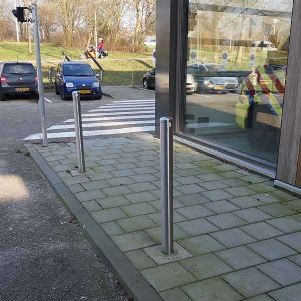 Street Furniture | Bollards and Traffic Guides | Stainless Steel Post Bollard | image #3 |  