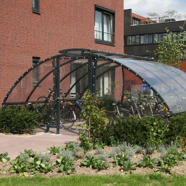 Shelters, Canopies, Walkways and Bin Stores | Cycle Shelters | FalcoSail Cycle Compound | image #2 |  