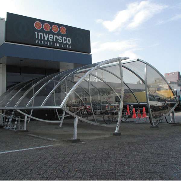 Shelters, Canopies, Walkways and Bin Stores | Cycle Shelters | FalcoSail Cycle Compound | image #4 |  
