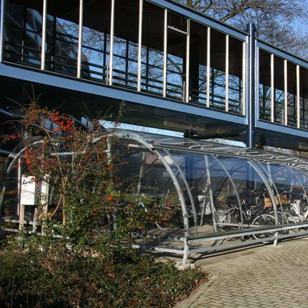 Shelters, Canopies, Walkways and Bin Stores | Cycle Shelters | FalcoLite Cycle Compound | image #7 |  