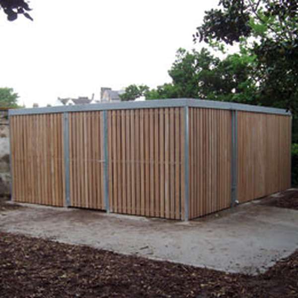 Shelters, Canopies, Walkways and Bin Stores | Storage Shelters | FalcoLok-500 Storage Shelter | image #3 |  