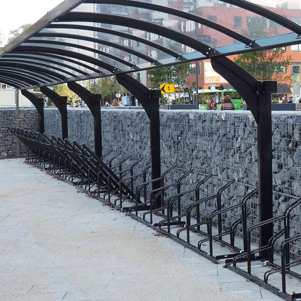 Shelters, Canopies, Walkways and Bin Stores | Cycle Shelters | FalcoGamma Cycle Shelter | image #7 |  