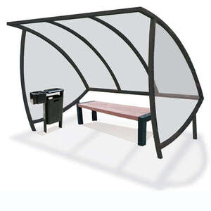 Shelters, Canopies, Walkways and Bin Stores | Smoking Shelters | FalcoSail Smoking Shelter | image #1|