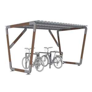 Shelters, Canopies, Walkways and Bin Stores | Cycle Shelters | FalcoInfinity Circular Cycle Shelter | image #1