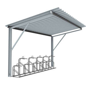 Shelters, Canopies, Walkways and Bin Stores | Cycle Shelters | FalcoTel-E Cycle Shelter | image #1|