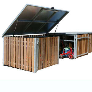 Shelters, Canopies, Walkways and Bin Stores | Storage Shelters | FalcoBox Storage Shelter | image #1|