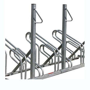 Cycle Parking | Cycle Racks | A-11 Cycle Rack with Fastening Post | image #1|