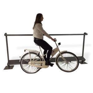 Cycle Parking | Advanced Cycle Products | FalcoSupp Cycle Leaning Support Rail | image #1|