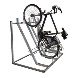 Cycle Parking | Cycle Racks | FalcoVert-Pro Semi Vertical Cycle Rack | image #1|