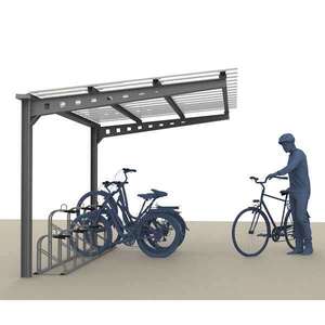 Shelters, Canopies, Walkways and Bin Stores | Cycle Shelters | FalcoAndo Cycle Shelter | image #1