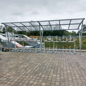 two-tier cycle parking