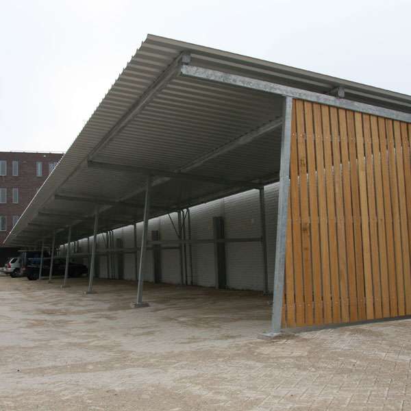 Shelters, Canopies, Walkways and Bin Stores | Storage Shelters | FalcoGrand Storage Shelter | image #4 |  