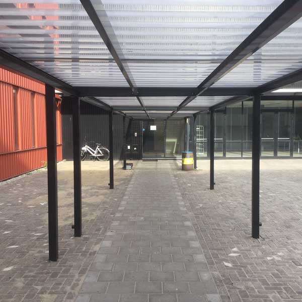Shelters, Canopies, Walkways and Bin Stores | Cycle Shelters | FalcoPlana Cycle Canopy | image #4 |  
