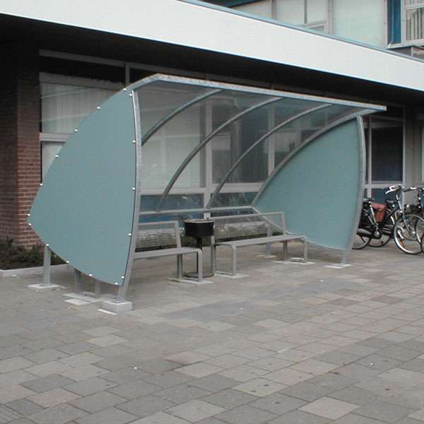 Shelters, Canopies, Walkways and Bin Stores | Smoking Shelters | FalcoSail Smoking Shelter | image #3 |  