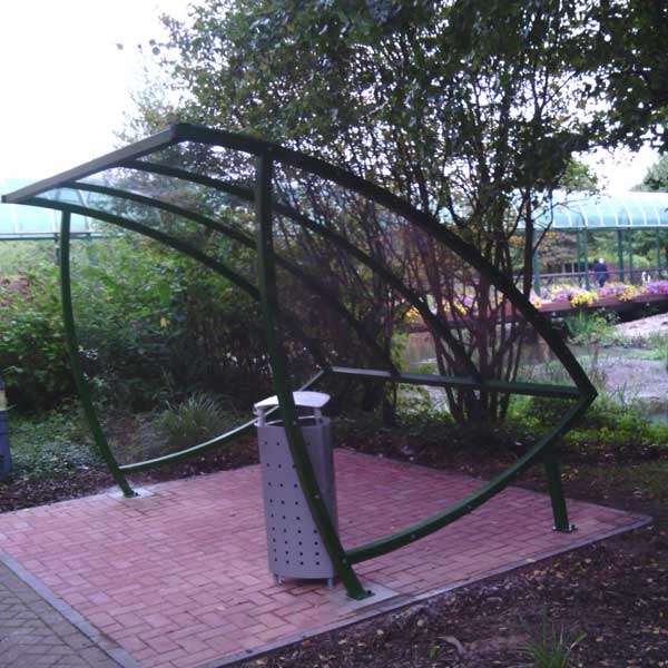 Shelters, Canopies, Walkways and Bin Stores | Smoking Shelters | FalcoSail Smoking Shelter | image #5 |  