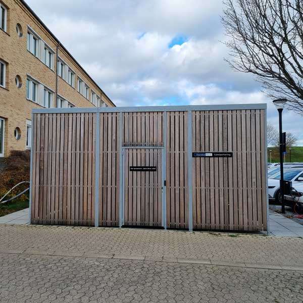 Shelters, Canopies, Walkways and Bin Stores | Cycle Shelters | FalcoLok-600 for Two-Tier Cycle Racks | image #3 |  