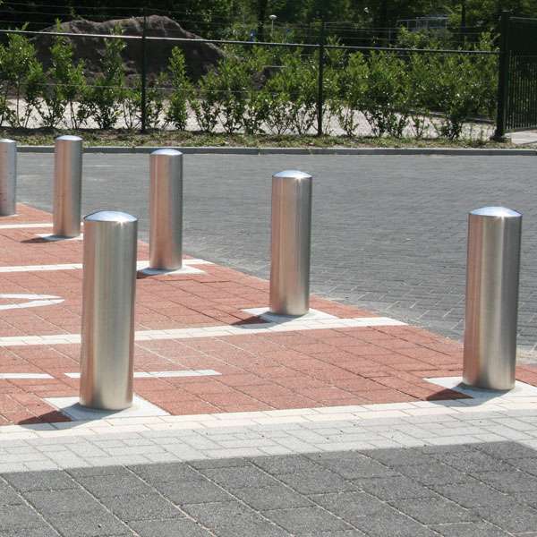 Street Furniture | Bollards and Traffic Guides | RVS Stainless-Steel Bollard | image #4 |  