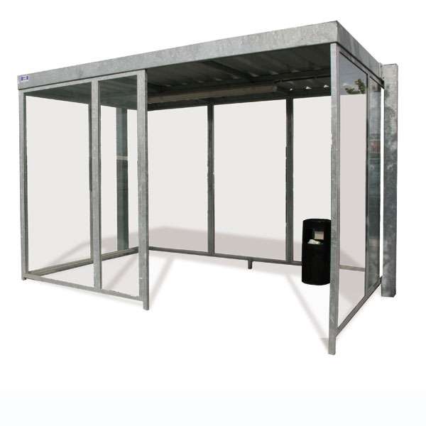 Shelters, Canopies, Walkways and Bin Stores | Smoking Shelters | FalcoSpan Smoking Shelter | image #1 |  