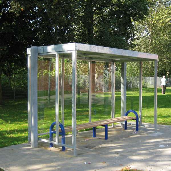 Shelters, Canopies, Walkways and Bin Stores | Smoking Shelters | FalcoSpan Smoking Shelter | image #4 |  