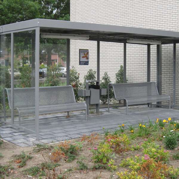 Shelters, Canopies, Walkways and Bin Stores | Smoking Shelters | FalcoSpan Smoking Shelter | image #6 |  