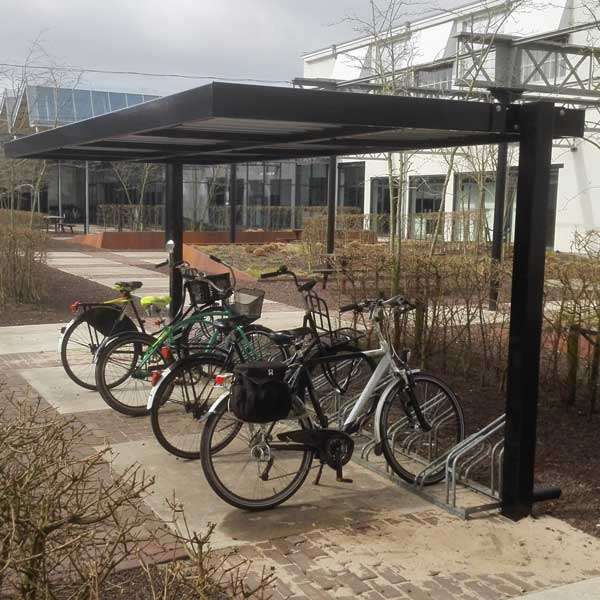 Shelters, Canopies, Walkways and Bin Stores | Cycle Shelters | FalcoSpan Cycle Shelter | image #2 |  