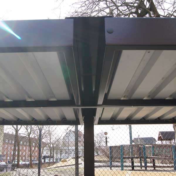 Shelters, Canopies, Walkways and Bin Stores | Cycle Shelters | FalcoSpan Cycle Shelter | image #6 |  