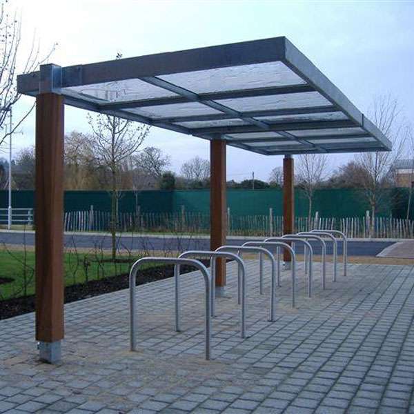 Shelters, Canopies, Walkways and Bin Stores | Cycle Shelters | FalcoSpan Cycle Shelter | image #9 |  