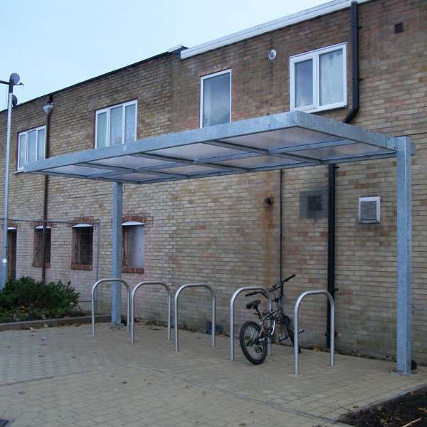 Shelters, Canopies, Walkways and Bin Stores | Cycle Shelters | FalcoSpan Cycle Shelter | image #10 |  